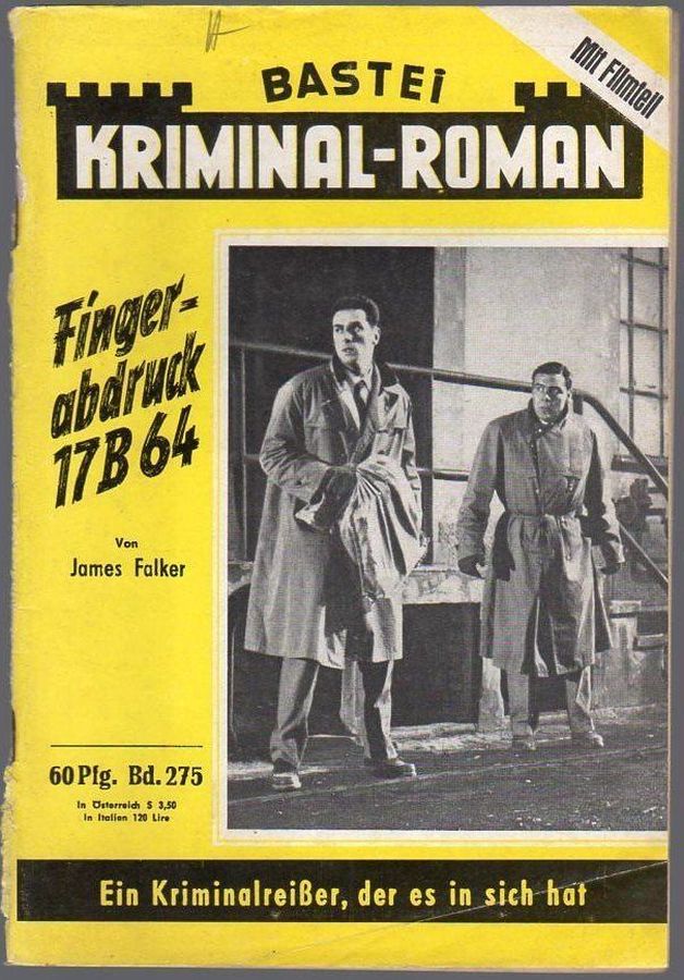 BASTEI KRIMINAL-ROMAN magazine side cover Issue 275   