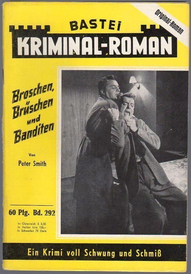 BASTEI KRIMINAL-ROMAN magazine side cover Issue 292   