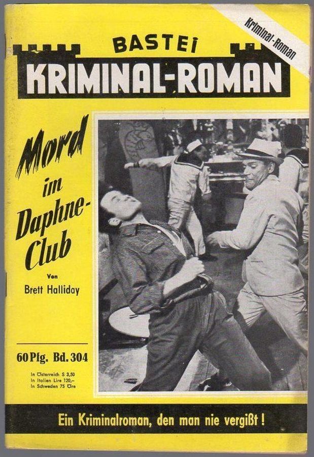 BASTEI KRIMINAL-ROMAN magazine side cover Issue 304   