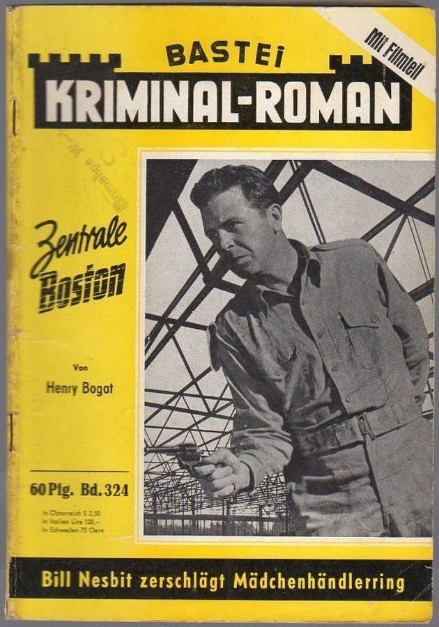 BASTEI KRIMINAL-ROMAN magazine side cover Issue 324   