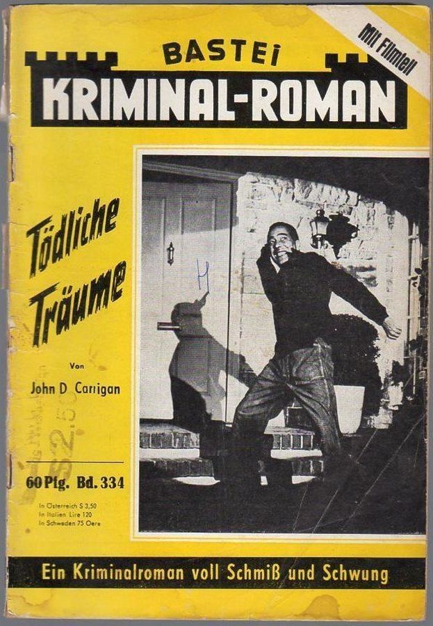BASTEI KRIMINAL-ROMAN magazine side cover Issue 334   