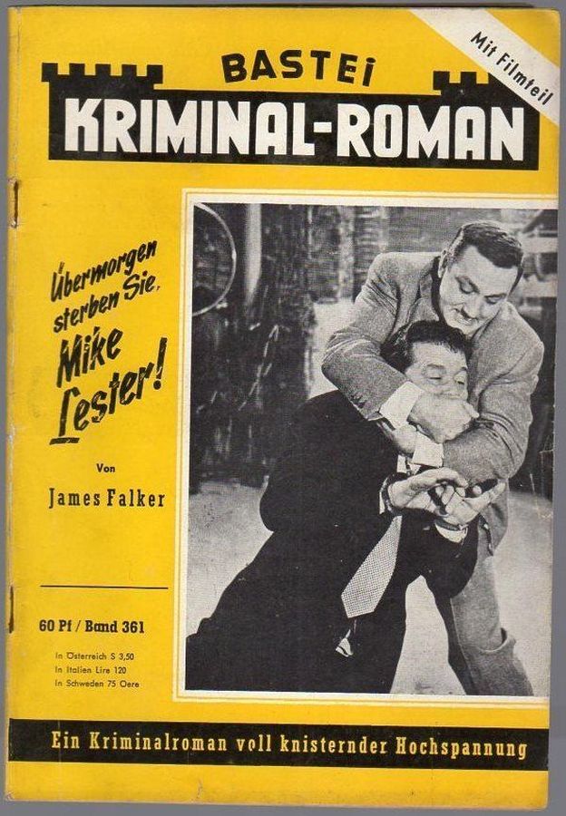 BASTEI KRIMINAL-ROMAN magazine side cover Issue 361   