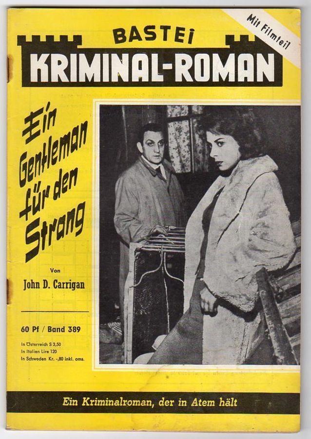 BASTEI KRIMINAL-ROMAN magazine side cover Issue 389   