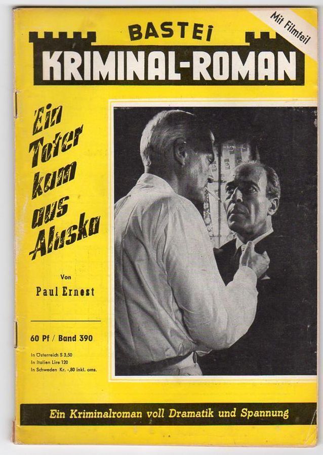 BASTEI KRIMINAL-ROMAN magazine side cover Issue 390   