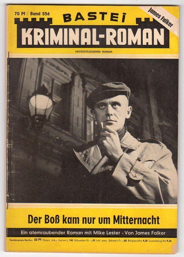 BASTEI KRIMINAL-ROMAN magazine side cover Issue 556   