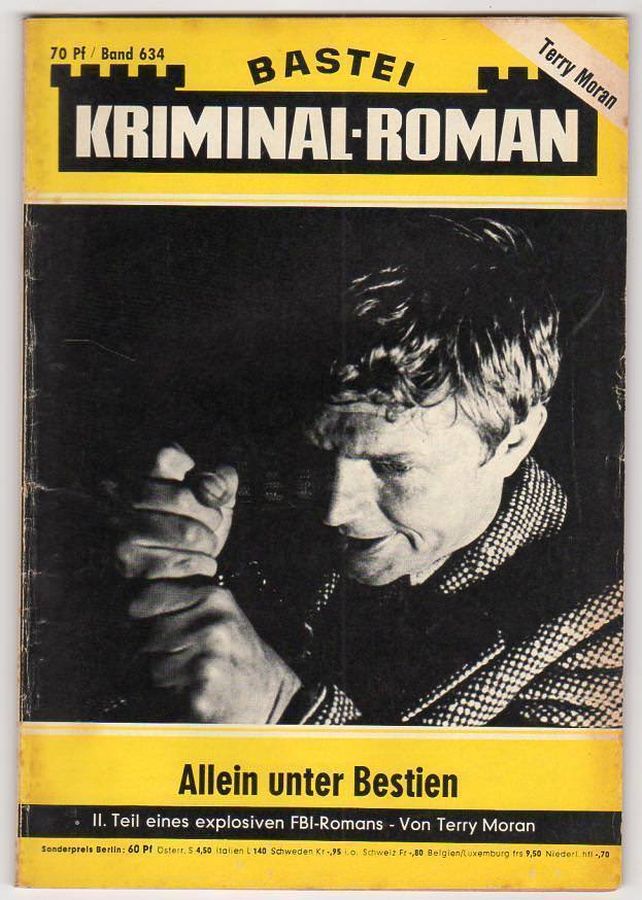 BASTEI KRIMINAL-ROMAN magazine side cover Issue 634   