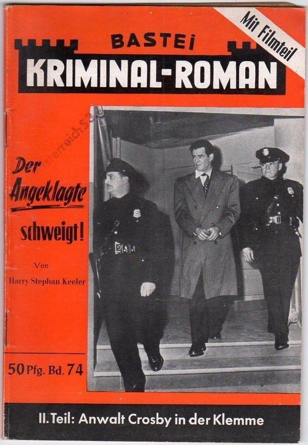 BASTEI KRIMINAL-ROMAN magazine side cover Issue 74   