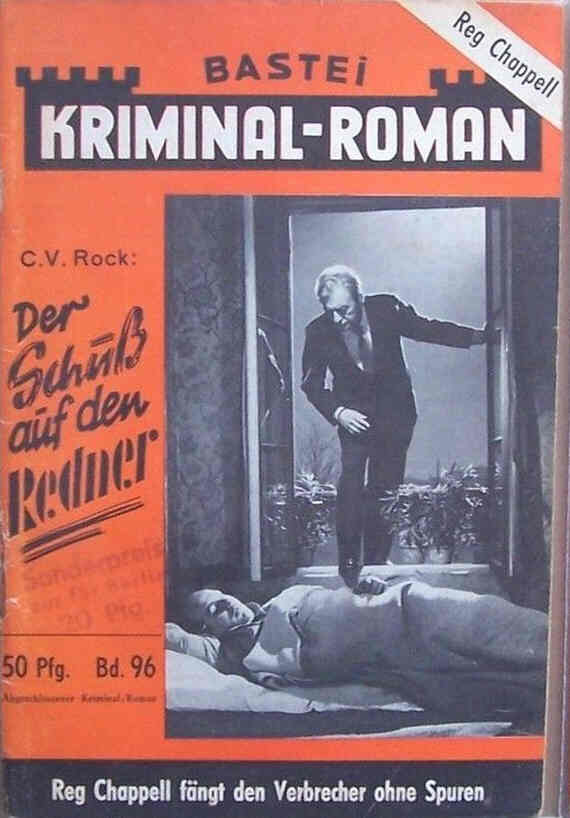 BASTEI KRIMINAL-ROMAN magazine side cover Issue 96   