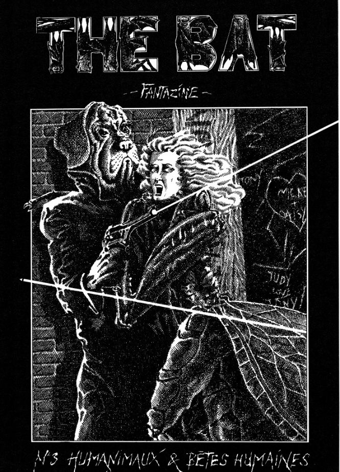 BAT magazine side cover Issue 3  Never published   