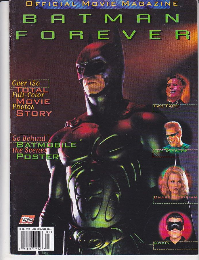 OFFICIAL MOVIE MAGAZINES magazine side cover  1995