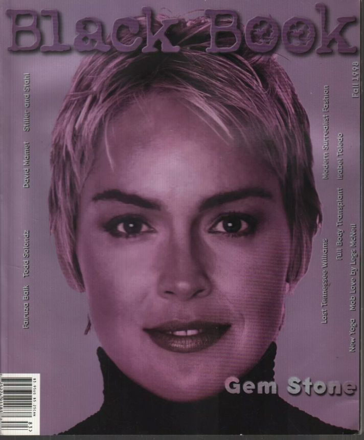 BLACK BOOK magazine side cover Fall 1998