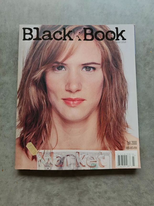 BLACK BOOK magazine side cover Fall 2000