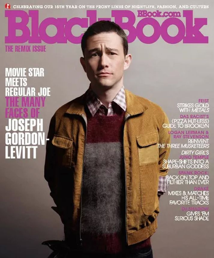 BLACK BOOK magazine side cover  October 2011