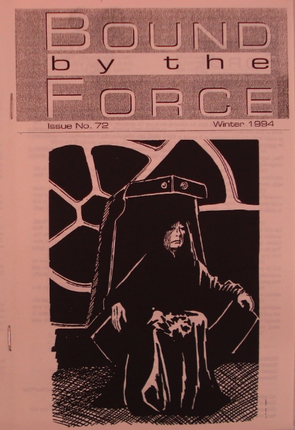 BOUND BY THE FORCE magazine side cover Issue 72 Winter 1993
