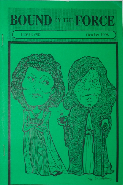 BOUND BY THE FORCE magazine side cover Issue 90 October 1998