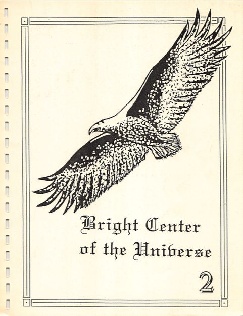 BRIGHT CENTER OF THE UNIVERSE magazine side cover Issue 2 March 1992