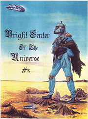 BRIGHT CENTER OF THE UNIVERSE magazine side cover Issue 8  1998