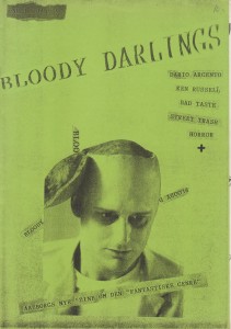 BLOODY DARLINGS magazine side cover Issue 1  1990