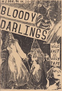 BLOODY DARLINGS magazine side cover Issue 8  1994