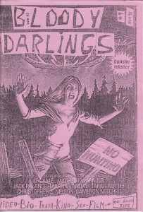 BLOODY DARLINGS magazine side cover Issue 9  1995