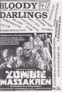 BLOODY DARLINGS magazine side cover Issue 11  1997