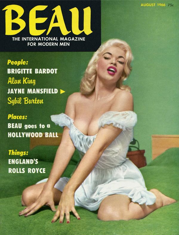 BEAU magazine side cover Issue 3 August 1966