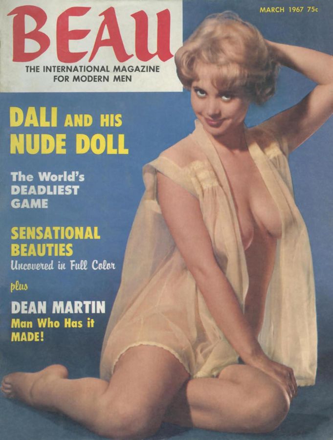 BEAU magazine side cover Issue 10 March 1967