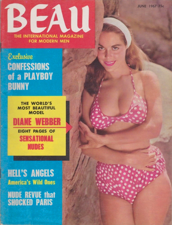 BEAU magazine side cover Issue 13 June 1967