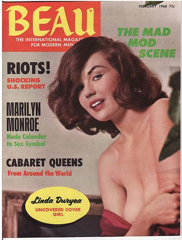 BEAU magazine side cover Issue 21 February 1968