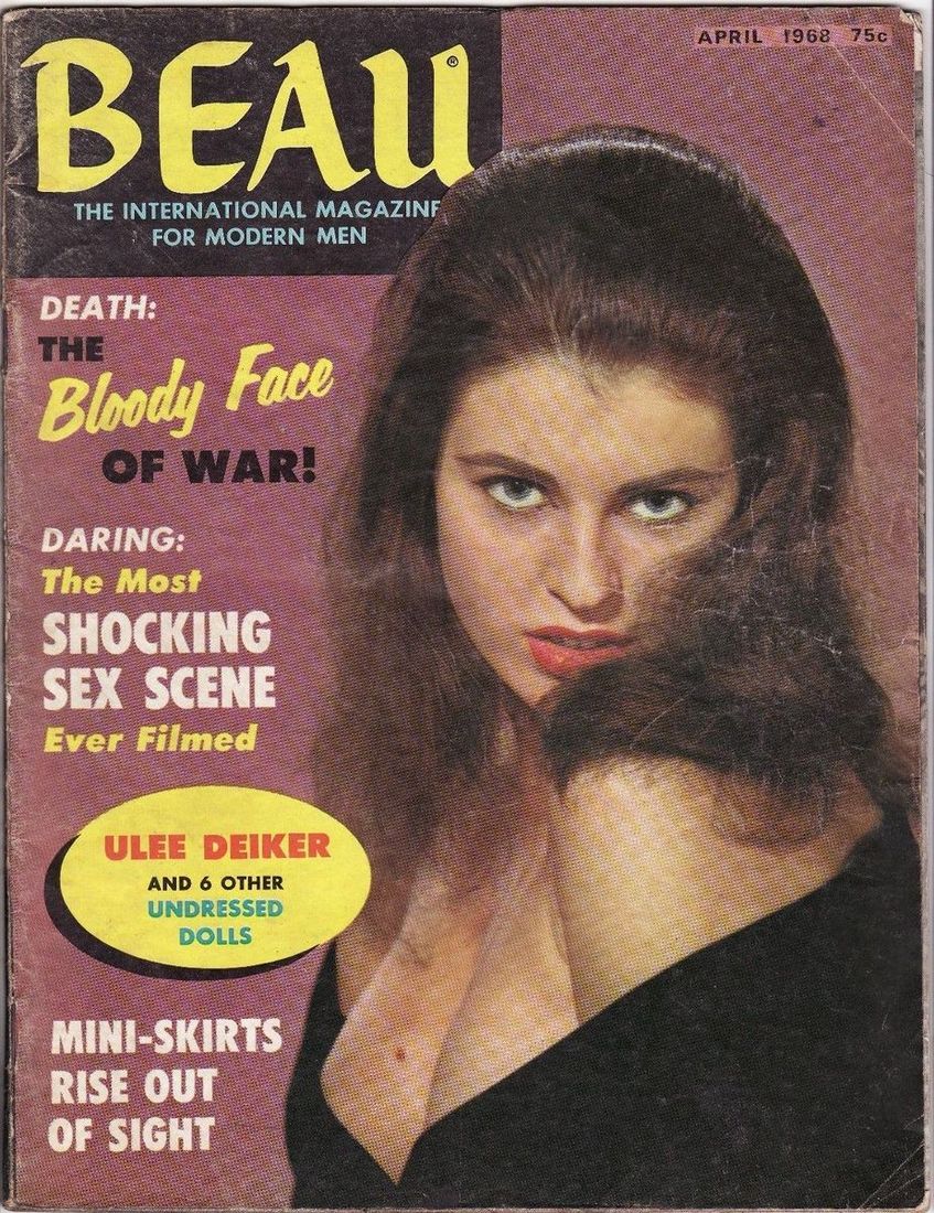 BEAU magazine side cover Issue 22 April 1968