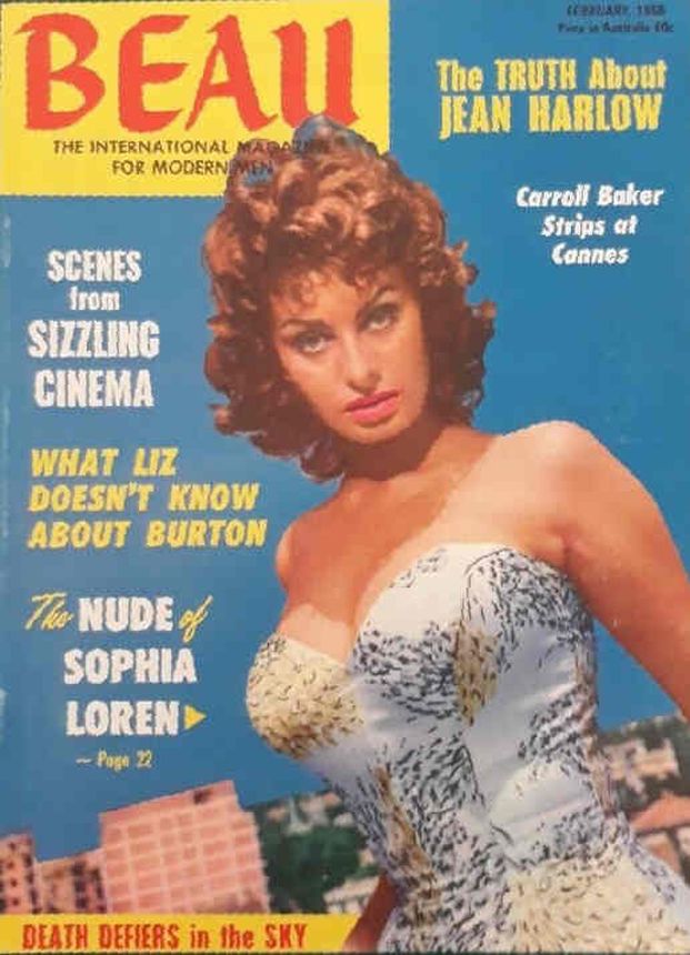 BEAU (AU) magazine side cover  February 1968