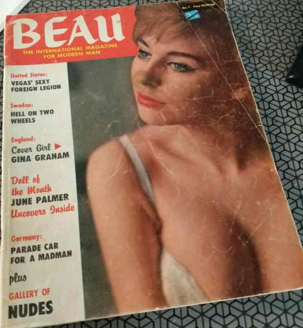 BEAU (UK) magazine side cover Issue 1  June 1966