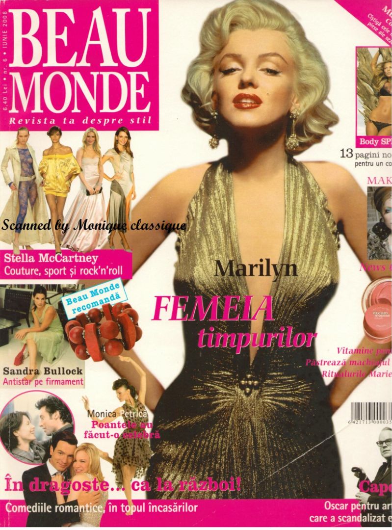 BEAU MONDE magazine side cover Issue 6  June 2006