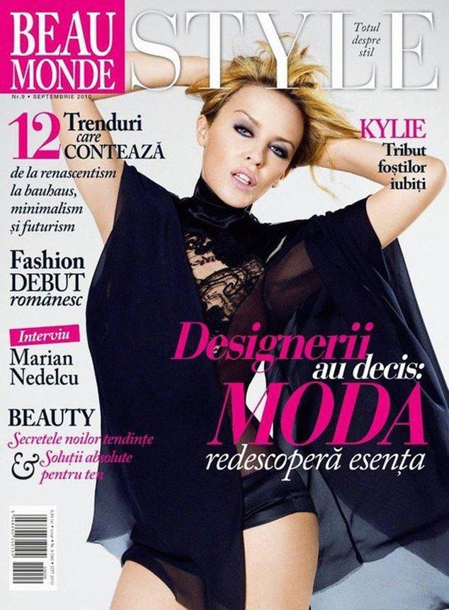 BEAU MONDE ROMANIA magazine side cover  September 2010