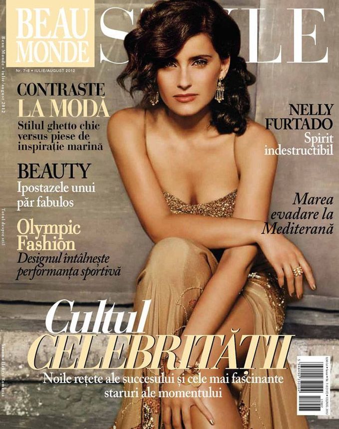 BEAU MONDE ROMANIA magazine side cover  July/August 2012