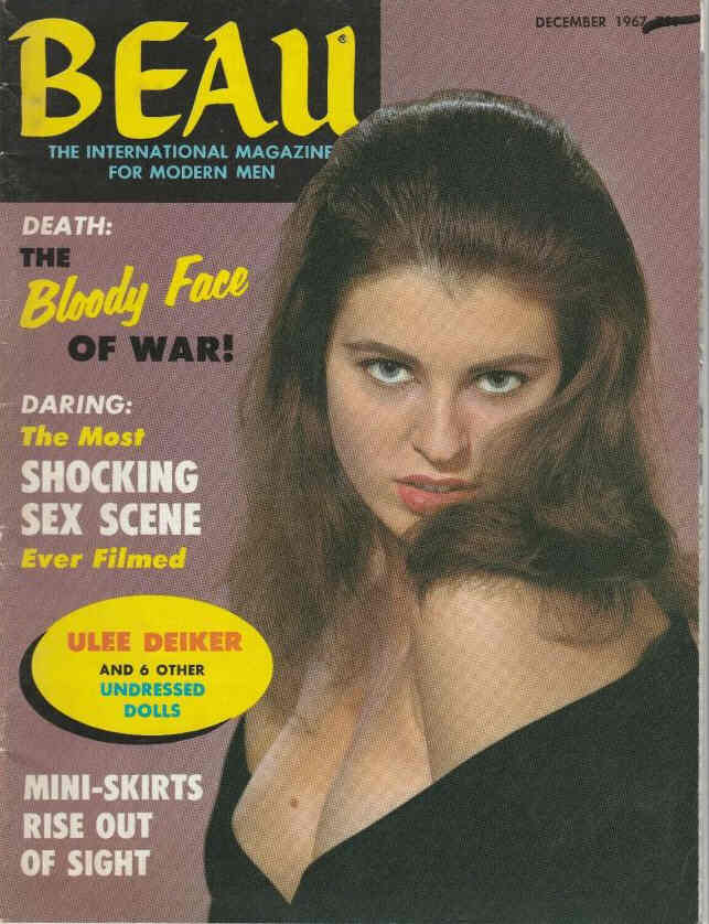 BEAU magazine side cover Issue 19  December 1967