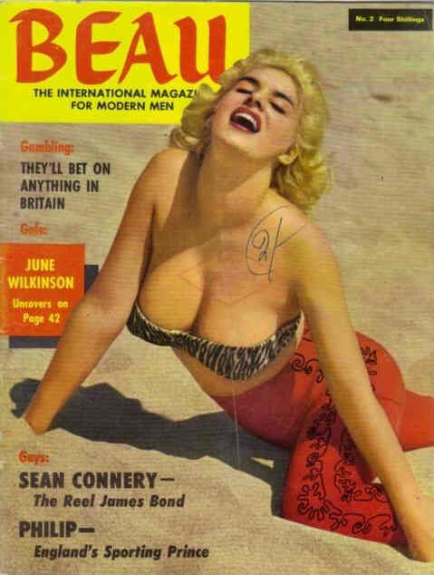 BEAU (UK) magazine side cover Issue 2  July 1966