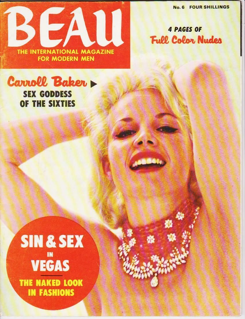 BEAU (UK) magazine side cover Issue 6  Vol 1 No  6   1966