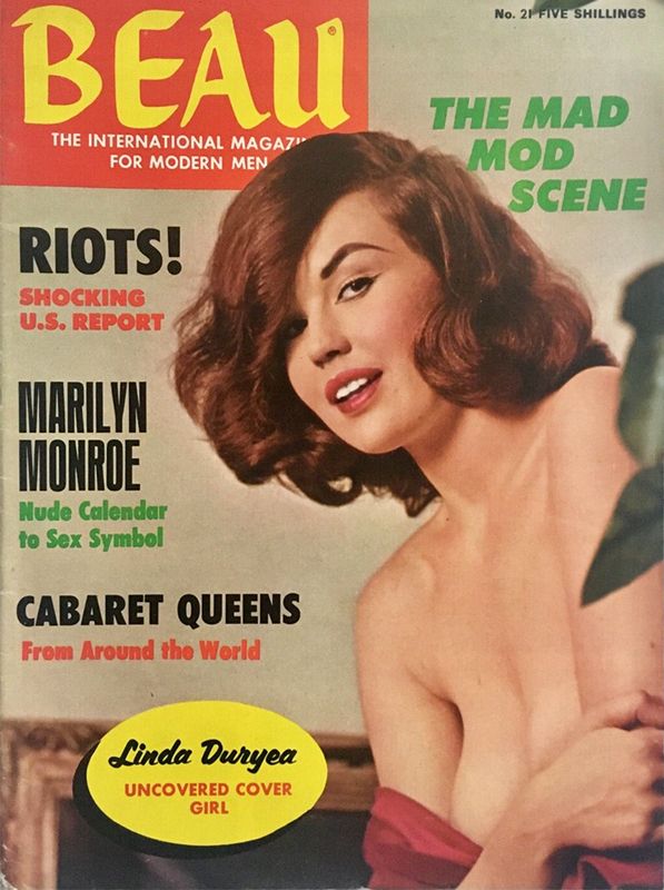 BEAU (UK) magazine side cover Issue 21  February 1968
