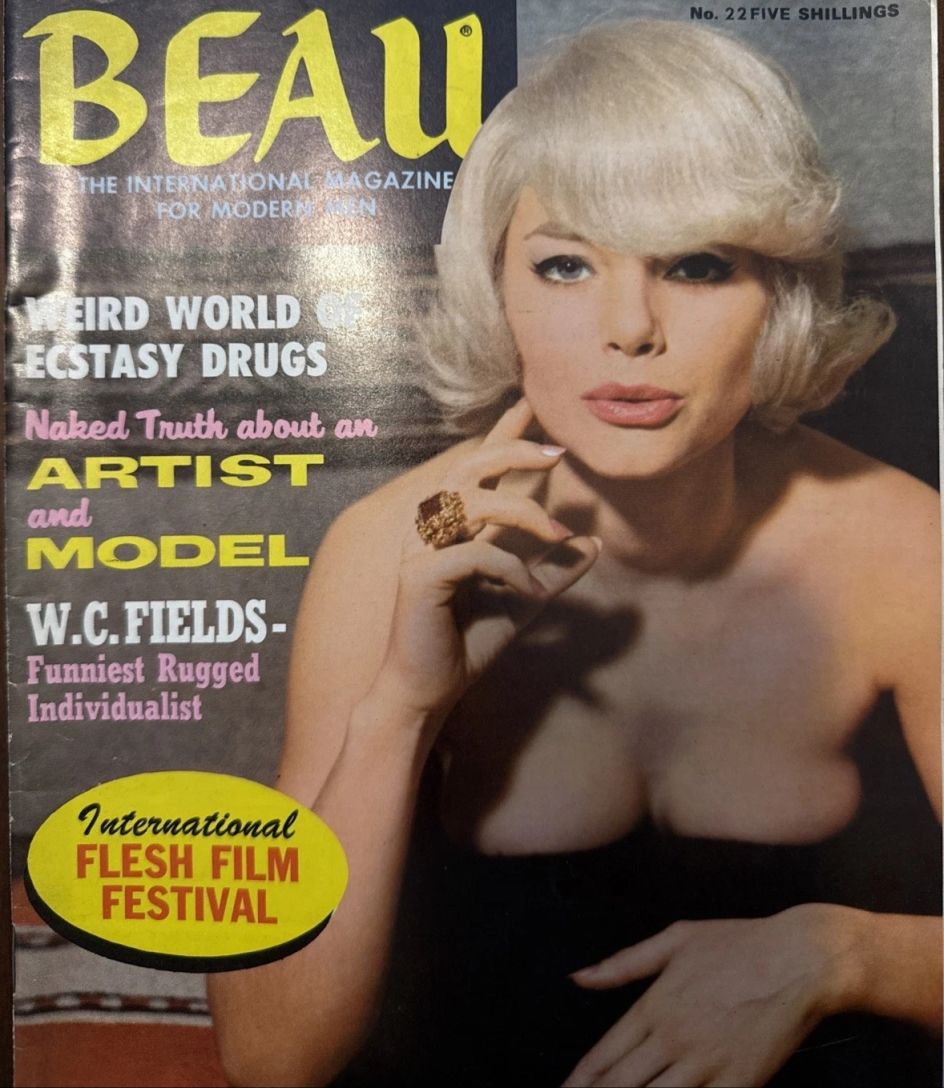 BEAU (UK) magazine side cover Issue 22  March 1968