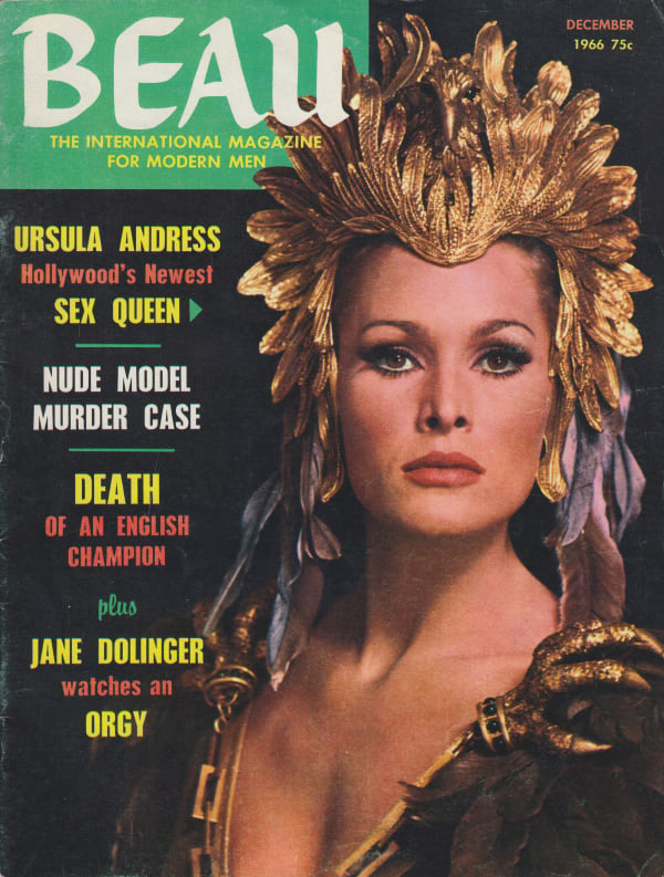 BEAU magazine side cover Issue 7  /December 1966
