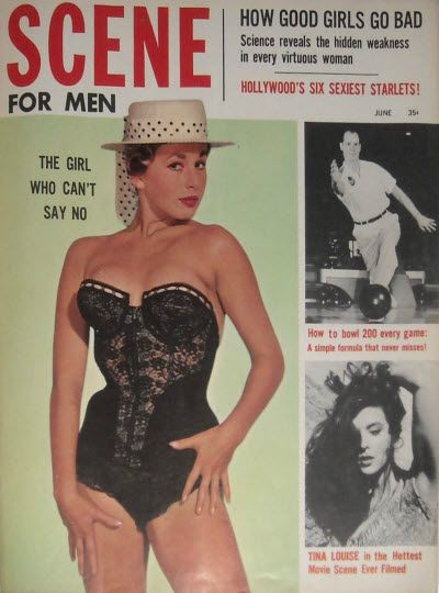 BEHIND THE SCENE magazine side cover  Vol 5 # 3 June 1959