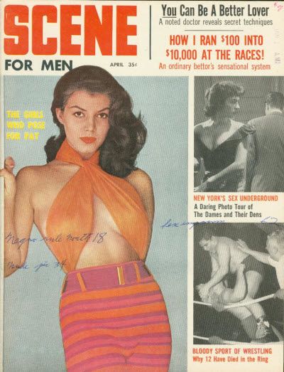 BEHIND THE SCENE magazine side cover  Vol 6 # 2 April 1960