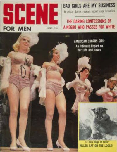 BEHIND THE SCENE magazine side cover  Vol 6 # 3 June 1960