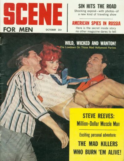 BEHIND THE SCENE magazine side cover  Vol 6 # 5 October 1960