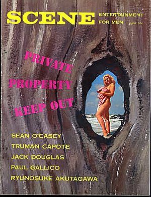 BEHIND THE SCENE magazine side cover  Vol 7 # 3 June 1961