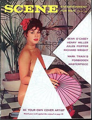 BEHIND THE SCENE magazine side cover  Vol 7 # 4 August 1961