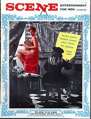 BEHIND THE SCENE magazine side cover  Vol 7 # 5 October 1961