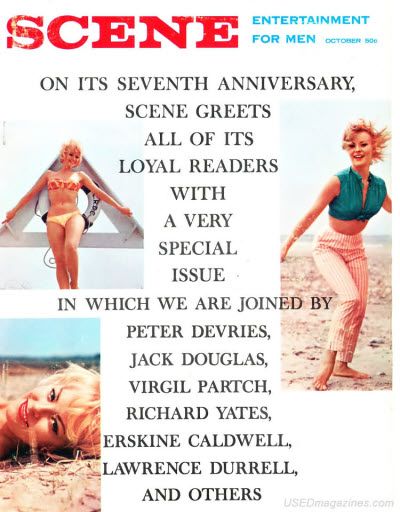 BEHIND THE SCENE magazine side cover  Vol 8 # 5 October 1962