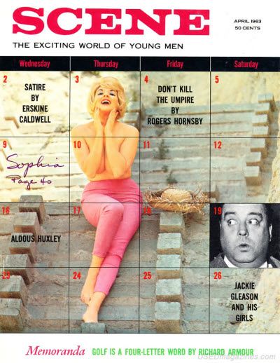 BEHIND THE SCENE magazine side cover  Vol 9 # 2 April 1963
